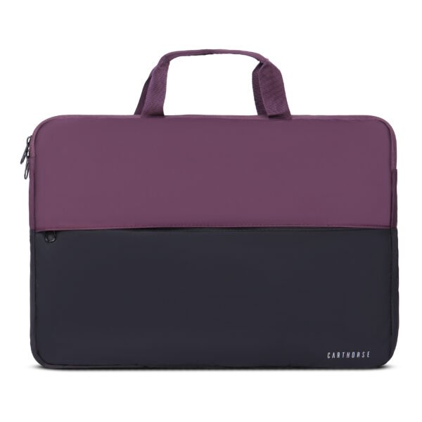 Lightweight Laptop Sleeve Bag Purple & Black